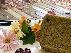 モリンガシフォンケーキの写真