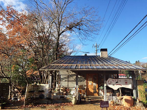 朝の玄関の写真