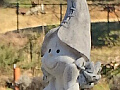 男の子と女の子の像の写真９